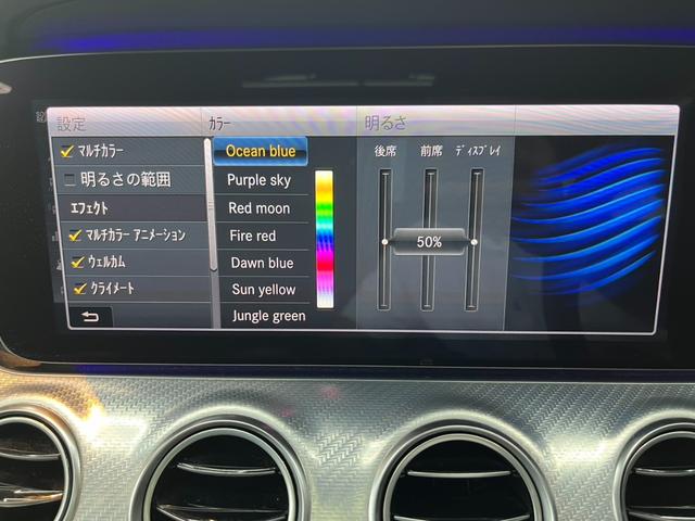 Ｅクラスオールテレイン Ｅ２２０ｄ　４マチック　オールテレイン　ＥＸＣパッケージ　パノラミックスライディングルーフ　黒レザー　ＡＣＣ　純正ナビ　フルセグ　３６０°カメラ　ヘッドアップディスプレイ　ブルメスター　ドラレコ　パワーゲート　アンビエントライト　パフューム（46枚目）