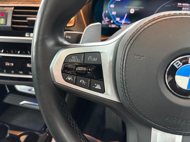 Ｘ３ Ｍ４０ｄ　パノラマガラスサンルーフ　黒レザーシート　アクティブクルーズコントロール　３６０°カメラ　純正ナビ　ドラレコ　オートマチックテールゲート　パワーシート　フルセグＴＶ　アンビエントライト（16枚目）