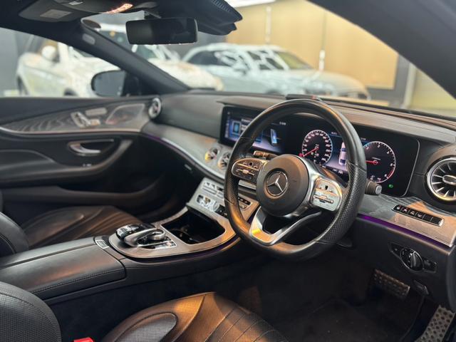 CLSクラス CLS220d スポーツ エクスクルーシブパッケージ パノラミックスライディングルーフ 黒レザーシート レーダーセーフティ 純正ナビ ブルメスター 360°カメラ ヘッドアップディスプレイ パワートランク ドラレコ ETC パフューム ベンチレーター(25枚目)