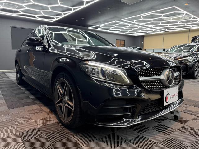 Cクラスステーションワゴン C220d ワゴンアバンギャルド AMGライン レーダーセーフティパッケージ 黒レザーシート 純正ナビ フルセグ バックモニター アンビエントライト LEDヘッドライト シートヒーター ETC パワーテールゲート ドライブレコーダー(6枚目)