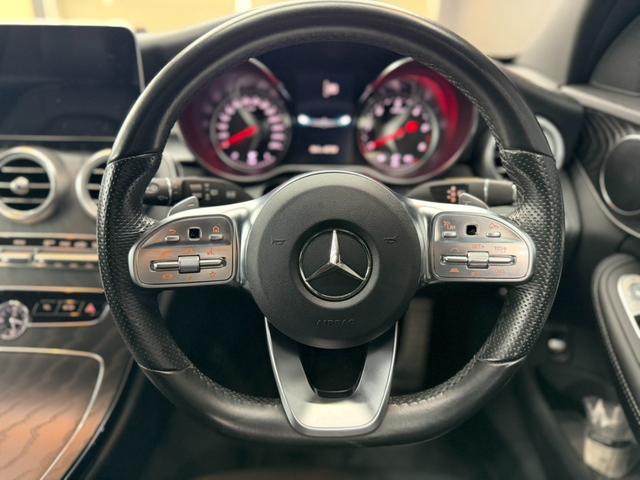 Cクラスステーションワゴン C220d ワゴンアバンギャルド AMGライン レーダーセーフティパッケージ 黒レザーシート 純正ナビ フルセグ バックモニター アンビエントライト LEDヘッドライト シートヒーター ETC パワーテールゲート ドライブレコーダー(26枚目)