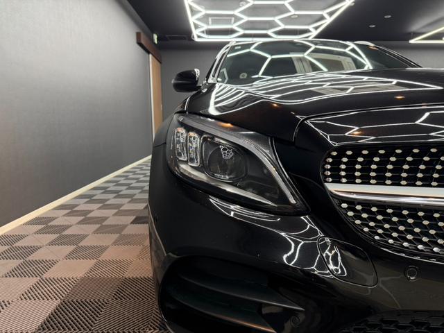 Cクラスステーションワゴン C220d ワゴンアバンギャルド AMGライン レーダーセーフティパッケージ 黒レザーシート 純正ナビ フルセグ バックモニター アンビエントライト LEDヘッドライト シートヒーター ETC パワーテールゲート ドライブレコーダー(46枚目)
