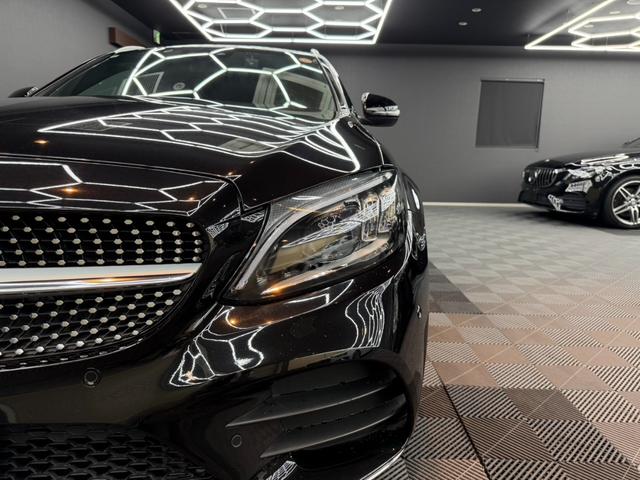 Cクラスステーションワゴン C220d ワゴンアバンギャルド AMGライン レーダーセーフティパッケージ 黒レザーシート 純正ナビ フルセグ バックモニター アンビエントライト LEDヘッドライト シートヒーター ETC パワーテールゲート ドライブレコーダー(47枚目)