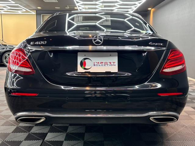 Eクラス E400 4マチック エクスクルーシブ パノラミックスライディングルーフ 黒革シート アクティブクルーズコントロール 純正ナビ フルセグTV ブルメスター パワーテールゲート 前後ドラレコ 360°ビューカメラ アンビエントライト(8枚目)