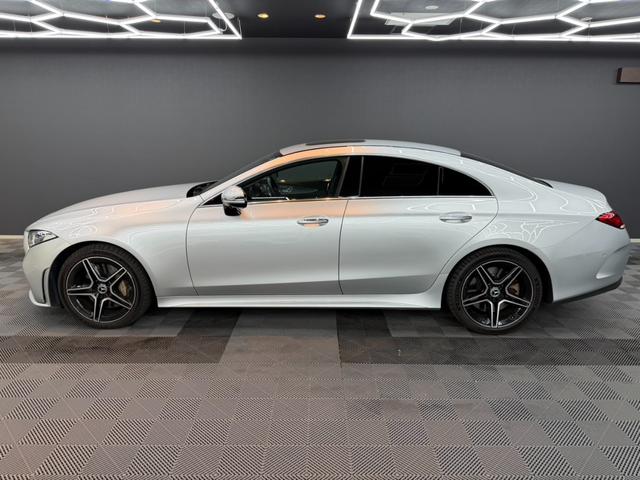 CLSクラス CLS450 4マチック スポーツ エクスクルーシブパッケージ ワンオーナー パノラミックスライディングルーフ 黒レザー レーダーセーフティ 純正ナビ ブルメスター HUD ベンチレーター 360°カメラ ドラレコ パワートランク(10枚目)