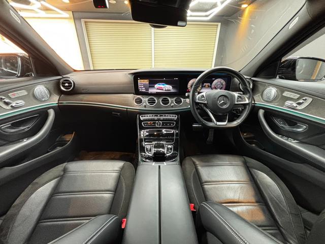 Ｅクラス Ｅ４３　４マチック　レーダーセーフティパッケージ　ヘッドアップディスプレイ　黒レザーシート　純正ナビ　３６０°カメラ　パワーシート　シートヒーター　アンビエントライト　ブルメスター　フルセグＴＶ　パワーバックドア（21枚目）