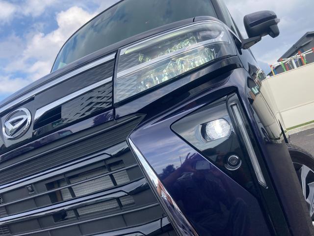 タント カスタムＲＳ　パノラマモニター対応カメラ　両側電動スライドドア　スマートアシスト　ＬＥＤヘッドランプ＆ＬＥＤフォグランプ　電動パーキング　オートエアコン　シートヒーター　電動オート格納ミラー　シートバックテーブル（8枚目）