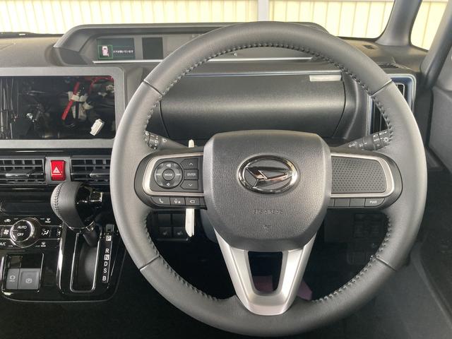 タント カスタムＲＳ　パノラマモニター対応カメラ　両側電動スライドドア　スマートアシスト　ＬＥＤヘッドランプ＆ＬＥＤフォグランプ　電動パーキング　オートエアコン　シートヒーター　電動オート格納ミラー　シートバックテーブル（16枚目）