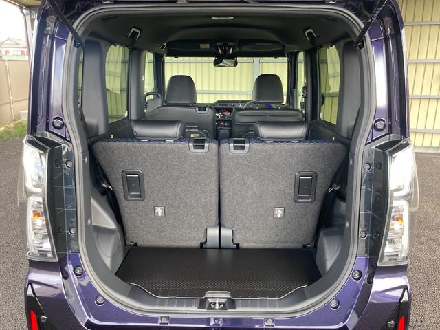 タント カスタムＲＳ　パノラマモニター対応カメラ　両側電動スライドドア　スマートアシスト　ＬＥＤヘッドランプ＆ＬＥＤフォグランプ　電動パーキング　オートエアコン　シートヒーター　電動オート格納ミラー　シートバックテーブル（37枚目）