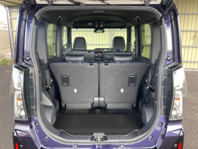 タント カスタムＲＳ　パノラマモニター対応カメラ　両側電動スライドドア　スマートアシスト　ＬＥＤヘッドランプ＆ＬＥＤフォグランプ　電動パーキング　オートエアコン　シートヒーター　電動オート格納ミラー　シートバックテーブル（38枚目）