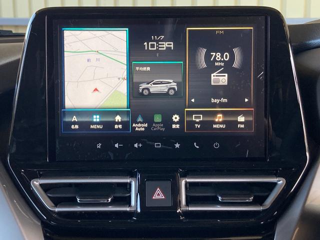 フロンクス ベースグレード　全方位モニター付メモリーナビ（スズキコネクト対応）　フルセグＴＶ　スズキセーフティサポート　ＬＥＤヘッド　アダプティブクルーズ　ブラインドスポットモニター　シートヒーター　ワイヤレス充電　１６アルミ（17枚目）