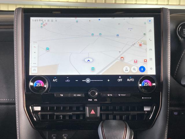 アルファード Ｚ　トヨタチームメイト　モデリスタエアロ＆マフラー　ムーンルーフ　後席サイドサンシェード　デジタルインナーミラー　スペアタイヤ　１３．２型後席モニター　寒冷地仕様　ＨＵＤ　レインクリアリングブルーミラー（13枚目）