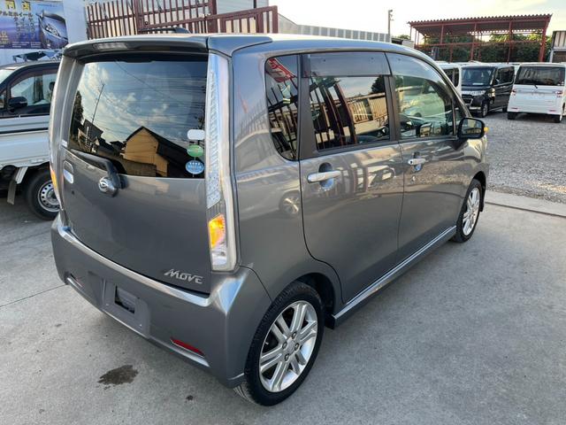 ムーヴ カスタム　ＲＳ　４ＷＤ　バックカメラ　ＴＶ　オートライト　スマートキー　ＣＶＴ　盗難防止システム　ＡＢＳ　ＵＳＢ　ミュージックプレイヤー接続可　アルミホイール　衝突安全ボディ　エアコン　パワーステアリング（14枚目）