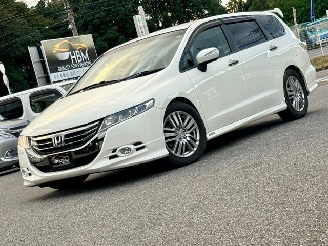 オデッセイ アブソルート　禁煙車１年保障無限スポイラーＴＥＩＮ車高調純正アルミハーフレザーＥＴＣバックカメラパドルシフト盗難防止装置　　頸部衝撃緩和ヘッドレスト横滑り防止装置ＭＴモード付き（9枚目）