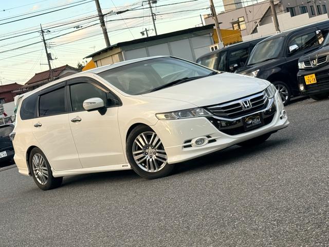 オデッセイ アブソルート　禁煙車１年保障無限スポイラーＴＥＩＮ車高調純正アルミハーフレザーＥＴＣバックカメラパドルシフト盗難防止装置　　頸部衝撃緩和ヘッドレスト横滑り防止装置ＭＴモード付き（10枚目）