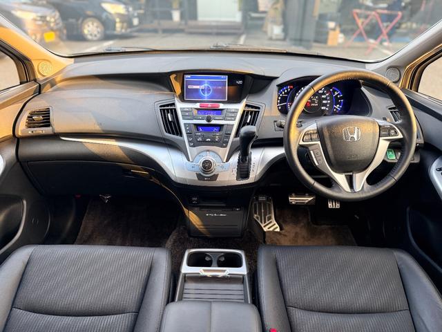 オデッセイ アブソルート　禁煙車１年保障無限スポイラーＴＥＩＮ車高調純正アルミハーフレザーＥＴＣバックカメラパドルシフト盗難防止装置　　頸部衝撃緩和ヘッドレスト横滑り防止装置ＭＴモード付き（40枚目）