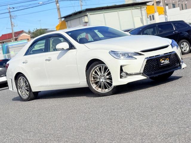 マークＸ ２５０Ｇ　リラックスセレクション　禁煙車Ｇ’ｓフロントリアバンパーカスタム可　社外アルミバックカメラＥＴＣ　ＢＴナビ　横滑り防止装置　盗難防止装置　頸部衝撃緩和ヘッドレスト（7枚目）