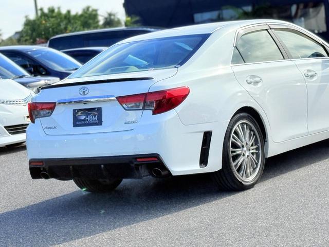 マークＸ ２５０Ｇ　リラックスセレクション　禁煙車Ｇ’ｓフロントリアバンパーカスタム可　社外アルミバックカメラＥＴＣ　ＢＴナビ　横滑り防止装置　盗難防止装置　頸部衝撃緩和ヘッドレスト（10枚目）