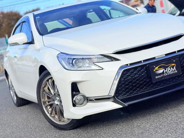 マークＸ ２５０Ｇ　リラックスセレクション　禁煙車Ｇ’ｓフロントリアバンパーカスタム可　社外アルミバックカメラＥＴＣ　ＢＴナビ　横滑り防止装置　盗難防止装置　頸部衝撃緩和ヘッドレスト（15枚目）