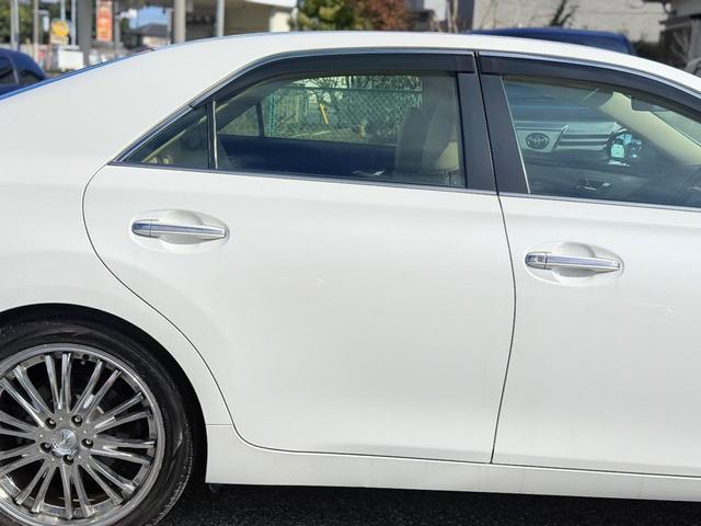 マークＸ ２５０Ｇ　リラックスセレクション　禁煙車Ｇ’ｓフロントリアバンパーカスタム可　社外アルミバックカメラＥＴＣ　ＢＴナビ　横滑り防止装置　盗難防止装置　頸部衝撃緩和ヘッドレスト（24枚目）