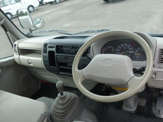 トヨエース シングルジャストロー　５速ＭＴ　走行３３０００ｋｍ　ＥＴＣ　パワーウィンドウ　スペアキー　フォグランプ　ドアバイザー　最大積載量１２５０ｋｇ（15枚目）