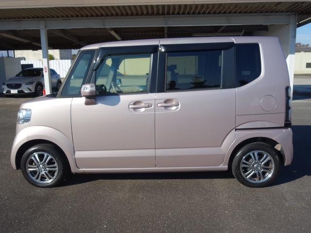 Ｎ－ＢＯＸ Ｇ・ターボパッケージ　ターボ　車検Ｒ９年１０月　両側パワースライドドア　ＥＴＣ　スマートキー　プッシュスタート　ＡＵＸ付　ステアリングリモコン　クルーズコントロール　純正アルミ　革ハンドル（5枚目）
