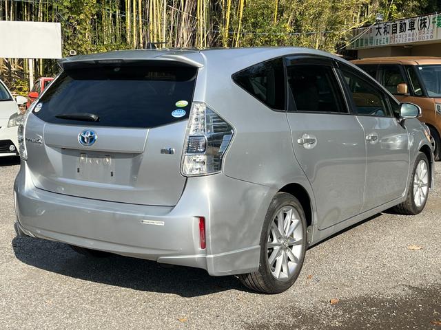 プリウスアルファ Sツーリングセレクション ドライブレコーダー ETC バックカメラ TV アルミホイール オートライト ヘッドライトウォッシャー スマートキー CVT 盗難防止システム 衝突安全ボディ ABS エアコン パワーステアリング(16枚目)