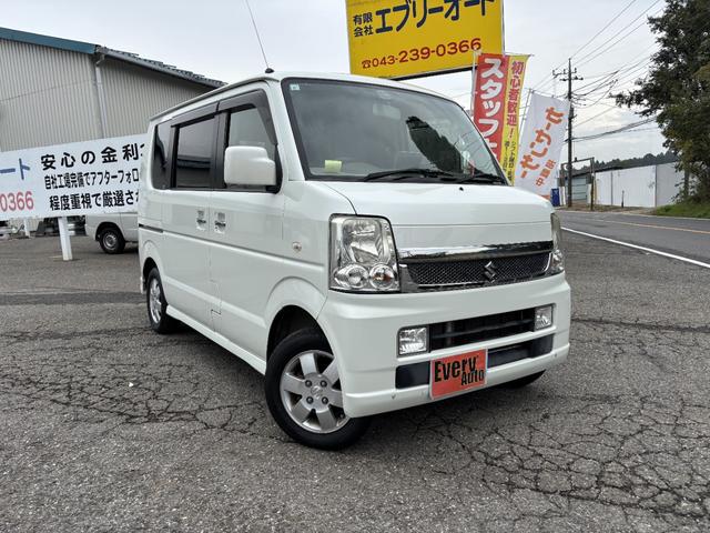 エブリイワゴン ＰＺターボ　両側スライド・片側電動　ナビ　キーレスエントリー　電動格納ミラー　ＡＴ　盗難防止システム　ＡＢＳ　ＣＤ　ＤＶＤ再生　ＭＤ　アルミホイール　衝突安全ボディ　エアコン　パワーステアリング　パワーウィンドウ（17枚目）