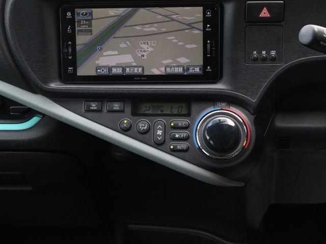 アクア S Bluetooth接続・バックカメラ・LEDヘッドライト・シートヒーター・フルセグ・スマートキー・ETC・オートA/C・純正18インチアルミ16インチアルミ・プッシュスタート・ドアバイザー(14枚目)