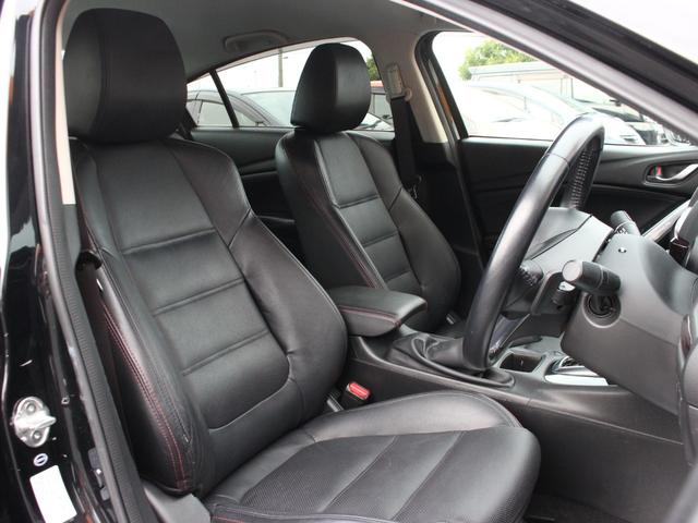 アテンザセダン ＸＤ　Ｌパッケージ　電動黒革シート・シートヒーター・バックカメラ・追従クルーズコントロール・コーナーセンサー・ＥＴＣ・スマートキー・ＳＤナビ・パドルシフト・ＨＩＤヘッドライト・純正１９インチアルミ・ドアバイザー（36枚目）