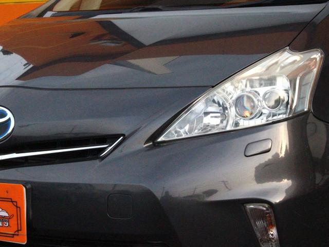 プリウスアルファ Sツーリングセレクション LEDヘッドライト&フォグランプ・Bluetooth接続・バックカメラ・フリップダウンモニター・スマートキー・ETC・オートA/C・社外ウッドコンビハンドル・純正17インチアルミ・プッシュスタート(19枚目)