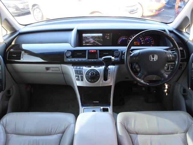 エリシオンプレステージ ＳＧ　電動本革シート・両側電動スライドドア・バックカメラ・ウッドコンビハンドル・シートヒーター・クルーズコントロール・地デジ・ＥＴＣ・スマートキー・オートＡ／Ｃ・純正１８インチアルミ（5枚目）