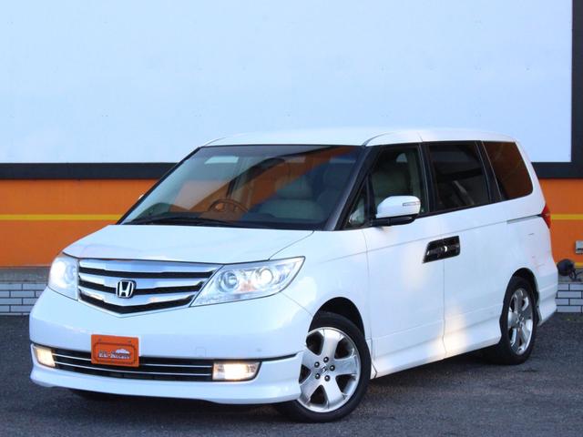 エリシオンプレステージ ＳＧ　電動本革シート・両側電動スライドドア・バックカメラ・ウッドコンビハンドル・シートヒーター・クルーズコントロール・地デジ・ＥＴＣ・スマートキー・オートＡ／Ｃ・純正１８インチアルミ（25枚目）