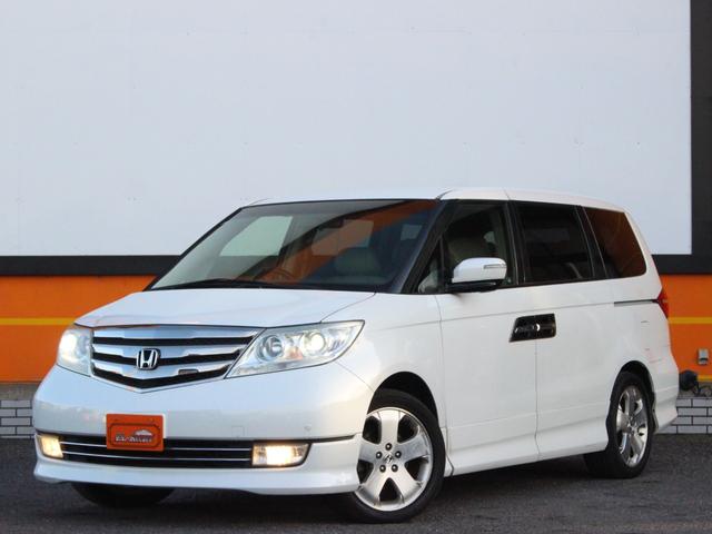 エリシオンプレステージ ＳＧ　電動本革シート・両側電動スライドドア・バックカメラ・ウッドコンビハンドル・シートヒーター・クルーズコントロール・地デジ・ＥＴＣ・スマートキー・オートＡ／Ｃ・純正１８インチアルミ（50枚目）