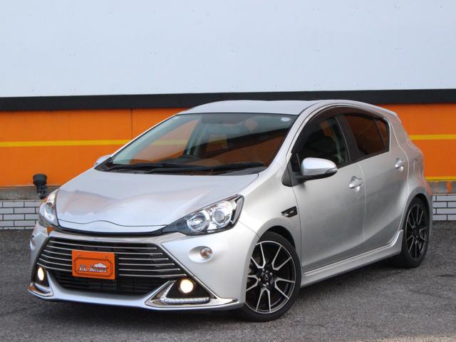 アクア Ｇ　Ｇ’ｓ　専用エアロ／ハーフレザーシート／１７インチアルミ・Ｂｌｕｅｔｏｏｔｈ接続・バックカメラ・ＥＴＣ・スマートキー・シートヒーター・革巻ステアリング・ＡＡ／Ｃ・プッシュスタート・デイライト・ウィンカーミラー（24枚目）