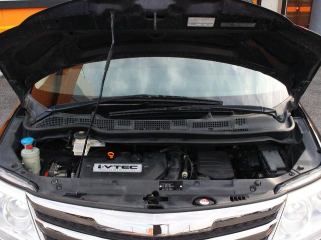 エリシオンプレステージ Ｓ　ＨＤＤナビスペシャルパッケージ　ハーフレザーシート・両側電動スライドドア・フリップダウンモニター・バックカメラ・スマートキー・ウッドコンビハンドル・ＥＴＣ・ＨＩＤヘッドライト・オートＡ／Ｃ・ＨＤＤナビ・ドアバイザー・純正１７アルミ（22枚目）