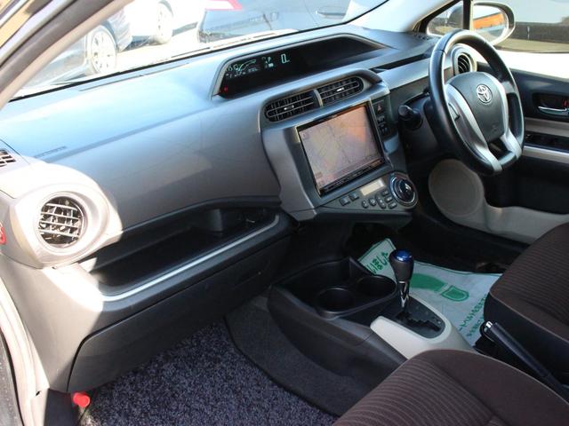 アクア Ｇ　ＬＥＤヘッドライト・Ｂｌｕｅｔｏｏｔｈ接続・バックカメラ・ＥＴＣ・ドライブレコーダー・スマートキー・プッシュスタート・フルセグ・ＥＴＣ・オートＡ／Ｃ・革巻きステアリング・ドアバイザー・ウィンカーミラー（36枚目）