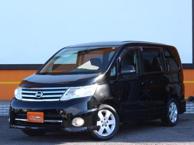 セレナ ハイウェイスター　Ｖエアロセレクション　両側電動スライドドア・バックカメラ・フリップダウンモニター・インテリキー・ＥＴＣ・ＡＡ／Ｃ・ＣＤ／ＤＶＤ再生・ＨＤＤナビ・フルセグ・ＨＩＤヘッドライト・エアロ・純正１６インチアルミ・プッシュスタート（42枚目）