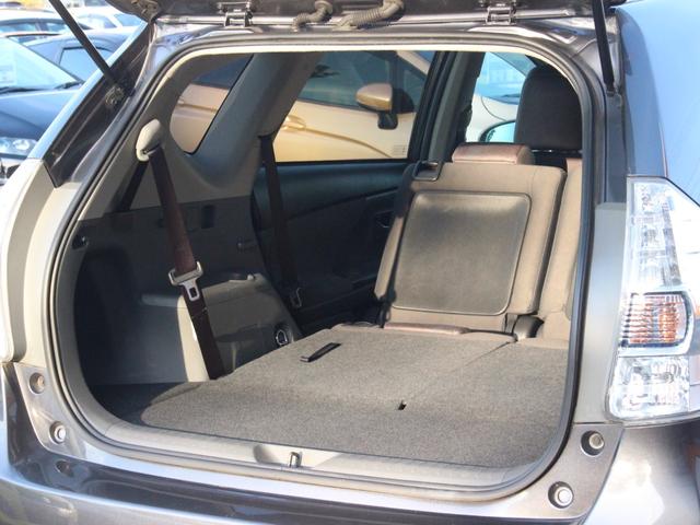 プリウスアルファ G 7人乗り・LEDヘッドライト・バックカメラ・ETC・スマートキー・プッシュスタート・ドライブレコーダー・コーナーセンサー・オートA/C・革巻きハンドル・ドアバイザー・純正16インチアルミ(32枚目)