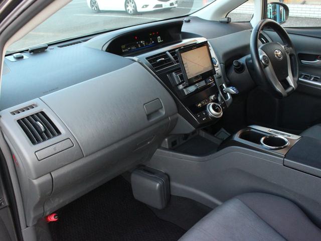 プリウスアルファ G 7人乗り・LEDヘッドライト・バックカメラ・ETC・スマートキー・プッシュスタート・ドライブレコーダー・コーナーセンサー・オートA/C・革巻きハンドル・ドアバイザー・純正16インチアルミ(37枚目)