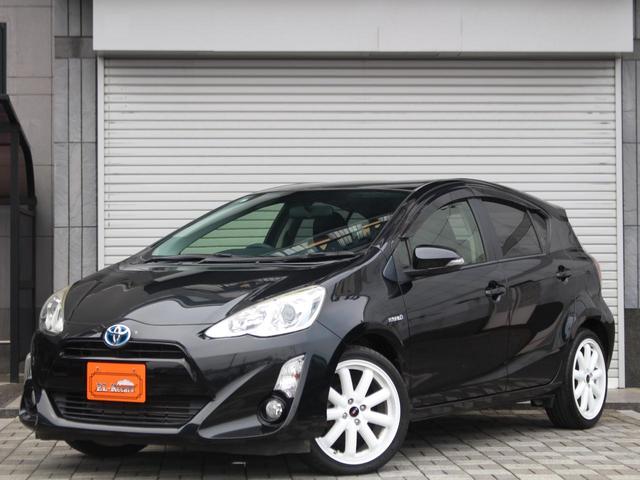 アクア S 中期型・SDナビ・ワンセグ・バックカメラ・スマートキー・黒革調シートカバー・社外17inAW・プッシュスタート・ウインカーミラー・オートエアコン(47枚目)