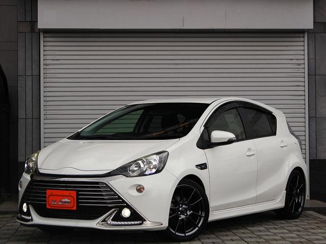 アクア G G’s G’s専用エアロ・ハーフレザーシート・スパッタリング17inAW・LEDヘッドライト・SDナビ・フルセグ・バックカメラ・Bluetooth接続・シートヒーター・スマートキー・ウインカーミラー・フォグL(51枚目)