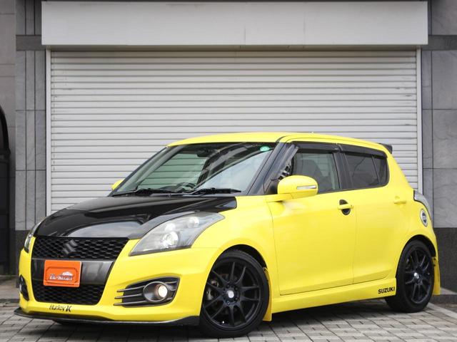 スイフトスポーツ ベースグレード HDDナビ・ワンセグ・クルコン・ETC・HID・スマートキー・ドライブレコーダー・フロントリップ・モンスタースポーツマフラー/Rスポ・ブリッツ車高調・RAYS17inAW(56枚目)