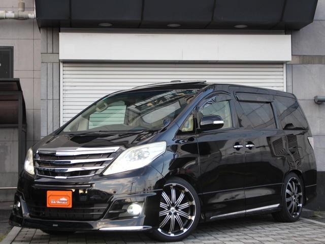 アルファード 240X 後期型・モデリスタエアロ・両側パワースライドドア・サンルーフ・HDDナビ・フルセグ・バックカメラ・フリップダウンモニター・Bluetooth接続・ETC・ドラレコ・スマートキー・HID・外20inAW(69枚目)