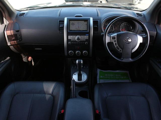 エクストレイル 20X 後期型・ハイパールーフレール・純正ナビ・フルセグ・バックカメラ・Bluetooth接続・ETC・インテリキー・HIDヘッドライト・フォグランプ・カプロンシート・純正17インチAW・オートエアコン(4枚目)