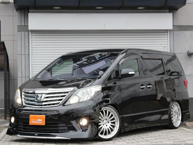 アルファード ２４０Ｓ　後期型・カールソン２０ＡＷ・モデリスタエアロ・１０型ナビ・モデリスタマフラー・ＢＬＩＴＺ車高調・フルセグ・バックカメラ・Ｂｌｕｅｔｏｏｔｈ接続・スマートキー・プッシュスタート・電動スライドドア・ＨＩＤ（30枚目）
