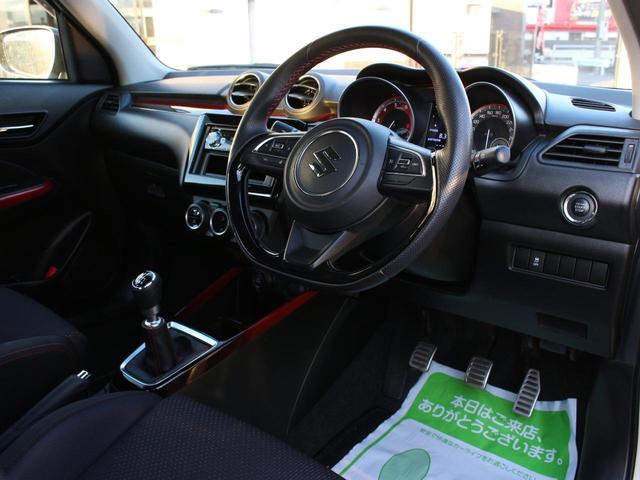 スイフトスポーツ ベースグレード 6速MT・クルーズコントロール・スマートキー・ETC・LEDヘッドライト・フォグランプ・プッシュスタート・シートヒーター・純正17インチAW・ウインカーミラー・オートエアコン・純正OPデカール(36枚目)