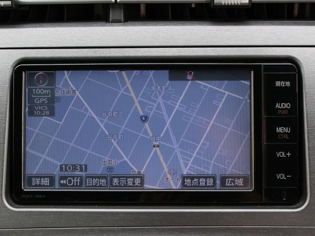 プリウス Ｓ　後期型・純正ＯＰナビ・フルセグ・Ｂｌｕｅｔｏｏｔｈ接続・バックカメラ・ＥＴＣ・スマートキー・プッシュスタート・ＨＩＤヘッドライト・社外１５インチＡＷ・ウインカーミラー・オートエアコン・ドアバイザー（14枚目）