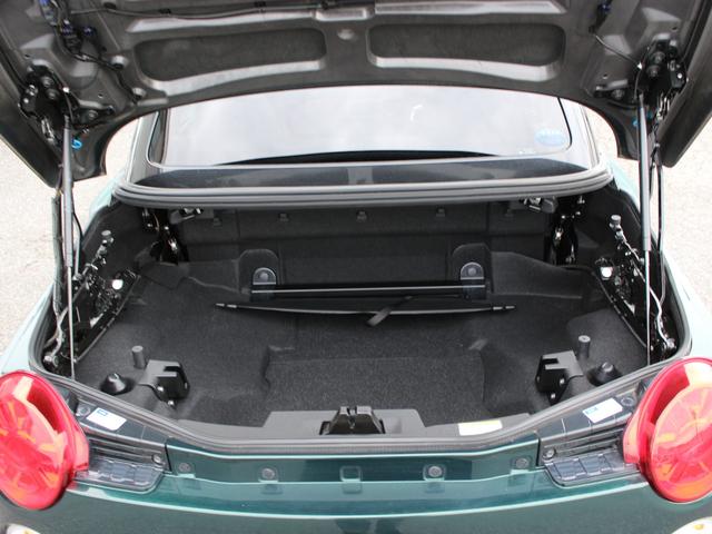コンパクトでも意外と広々としたラゲッジスペース！