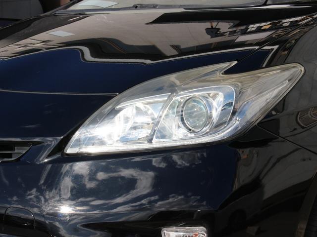 プリウス Ｓ　後期型・ＨＤＤナビ・フルセグ・バックカメラ・Ｂｌｕｅｔｏｏｔｈ接続・ＥＴＣ・ドライブレコーダー・スマートキー・プッシュスタート・ＨＩＤヘッドライト・フォグランプ・レオニス１７インチＡＷ・レーダー探知機（21枚目）